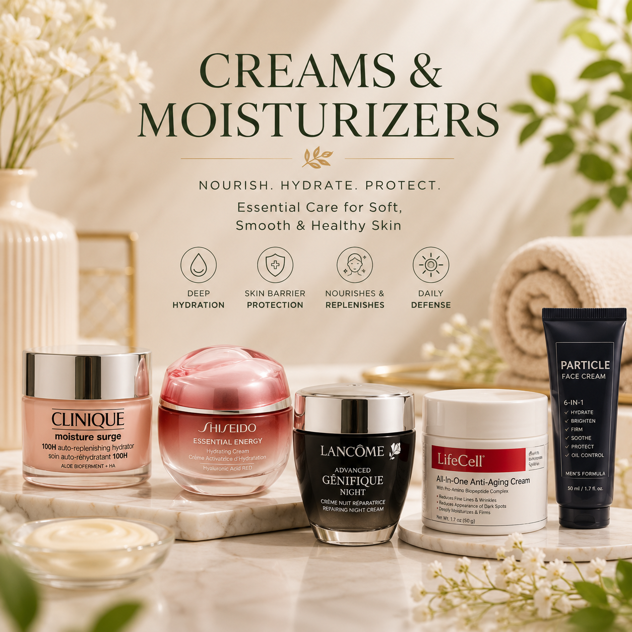 Creams & Moisturizers