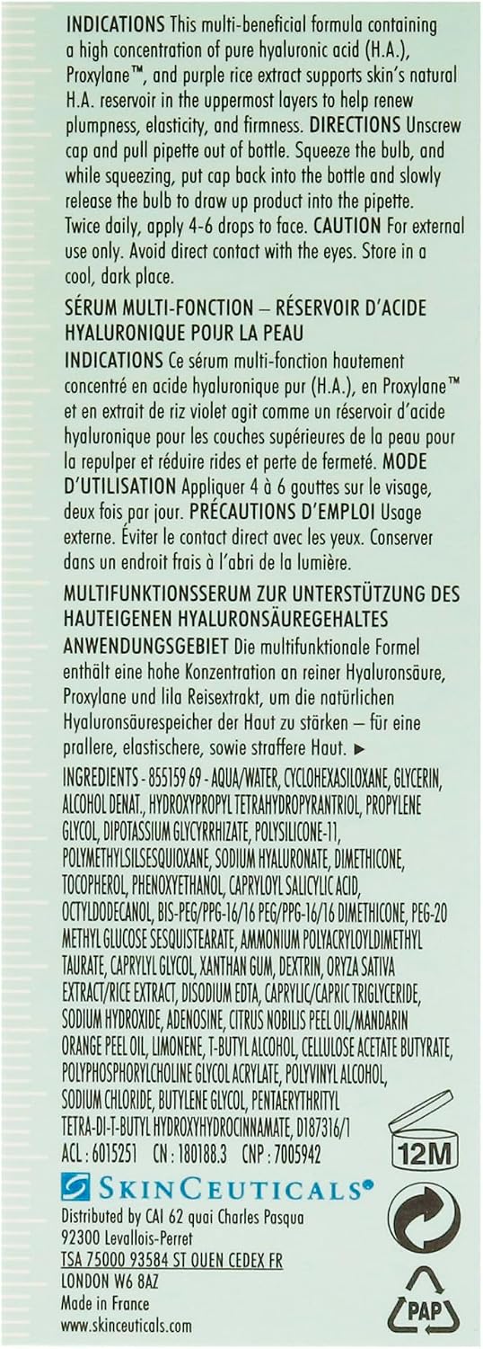 SkinCeuticals H.A. Intensifier Serum