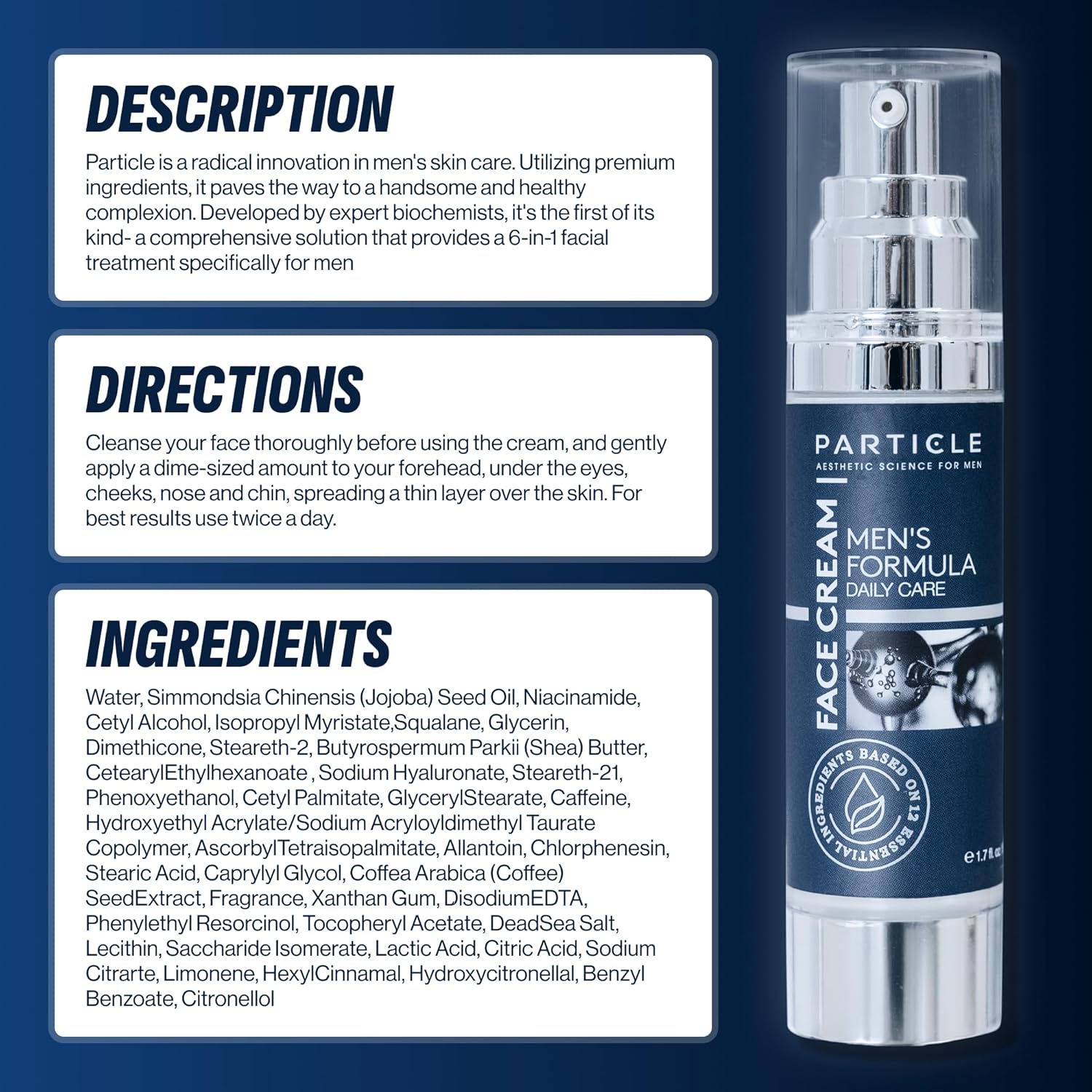 Particle 6-in-1 Men's Face Cream