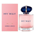 Giorgio Armani 'My Way' perfume bottle and packaging on a white background