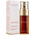 Clarins Double Serum bottle and packaging on a white background