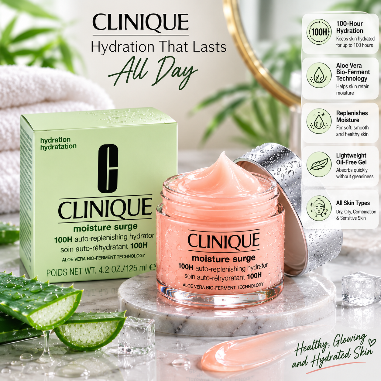 Clinique Moisture Surge 100H Auto-Replenishing Hydrator 125ml