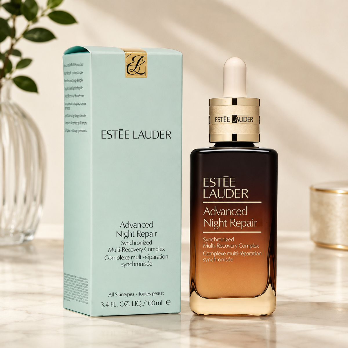 Estée Lauder Advanced Night Repair Serum 100ml – Synchronized Multi-Recovery Complex Facial Serum for All Skin Types