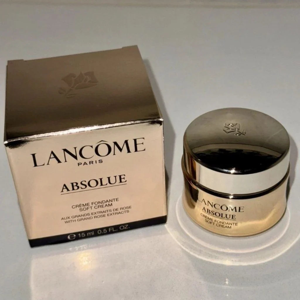 Lancème Absolue cream jar and packaging on a white background