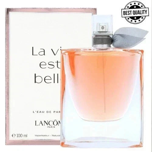 Lancéo perfume bottle with packaging on a white background