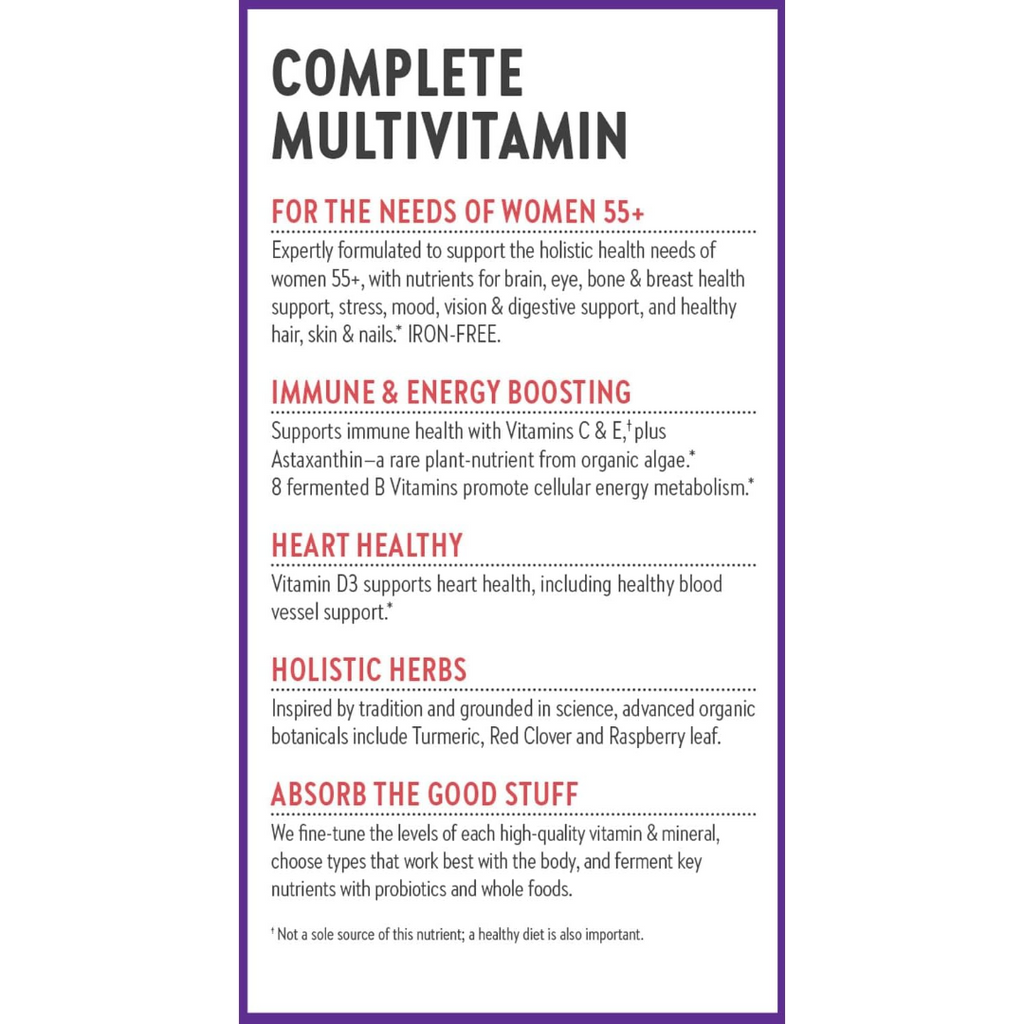 New Chapter Every Woman's One Daily 55+ Multivitamin for Women 72 Tablets