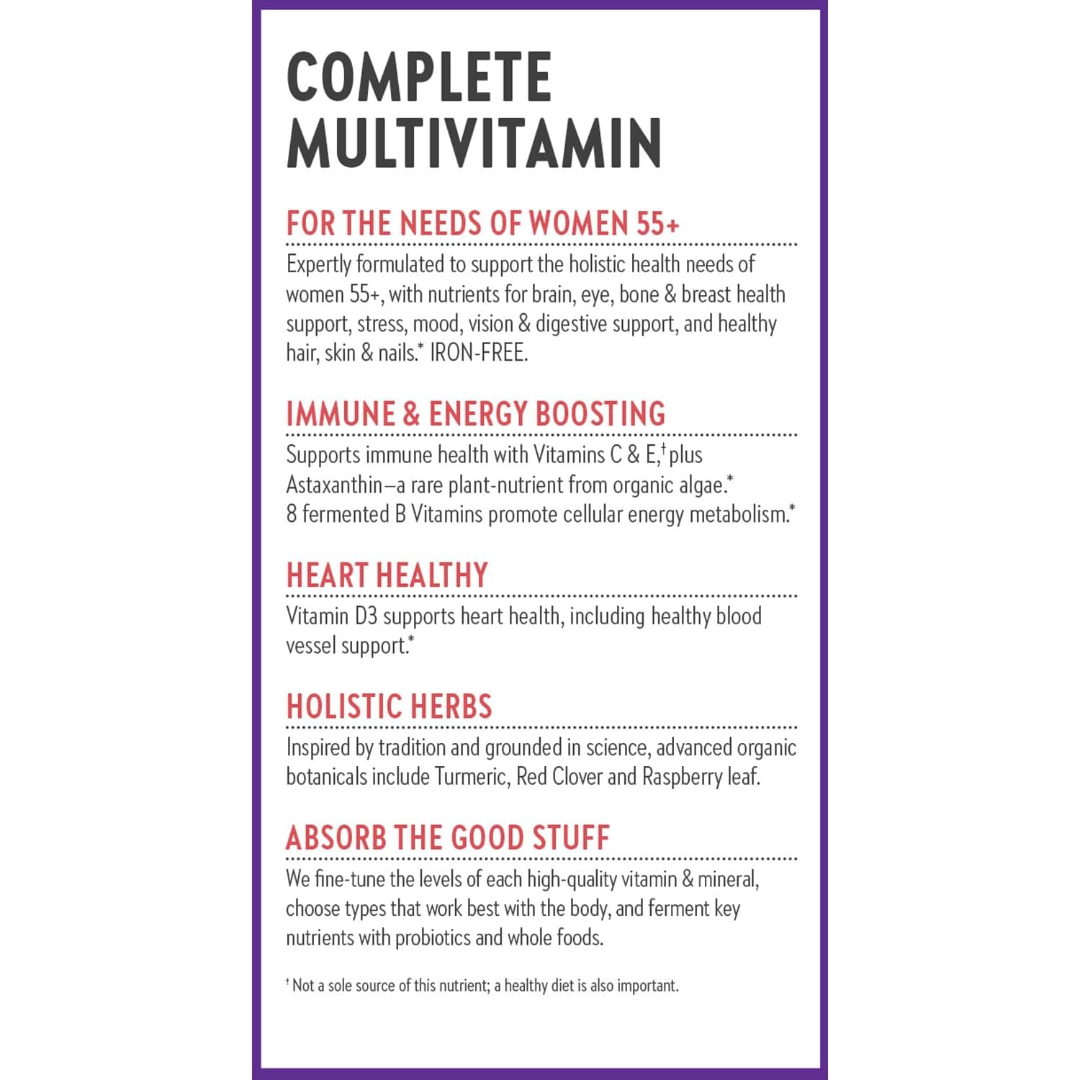 New Chapter Every Woman's One Daily 55+ Multivitamin for Women 72 Tablets