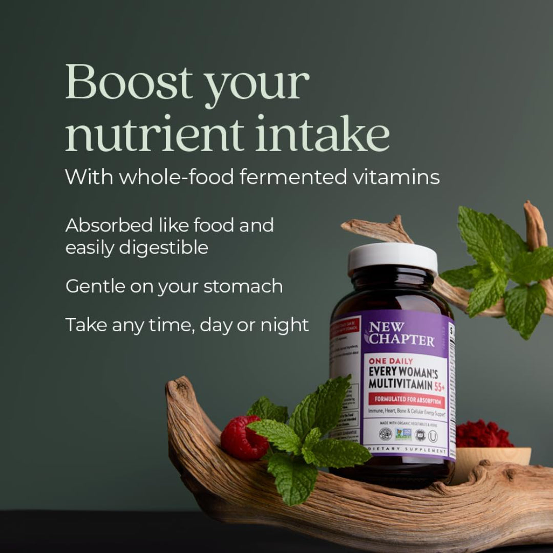 New Chapter Every Woman's One Daily 55+ Multivitamin for Women 72 Tablets