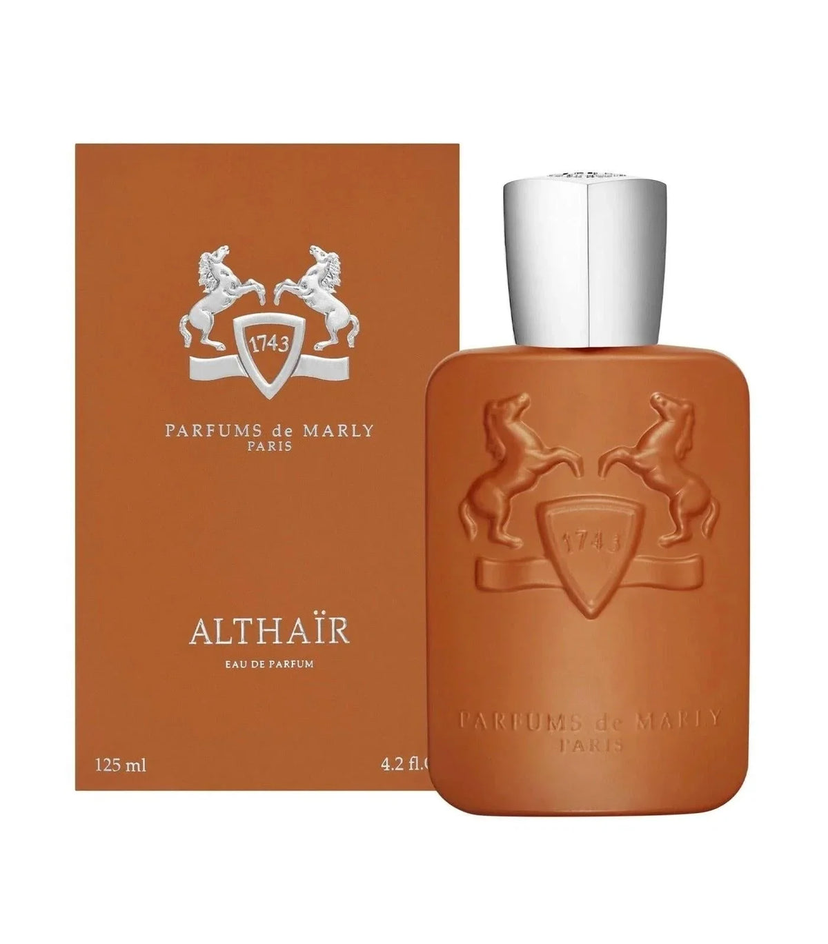 Parfums de Marly Althaér Eau de Parfum bottle and packaging on a white background