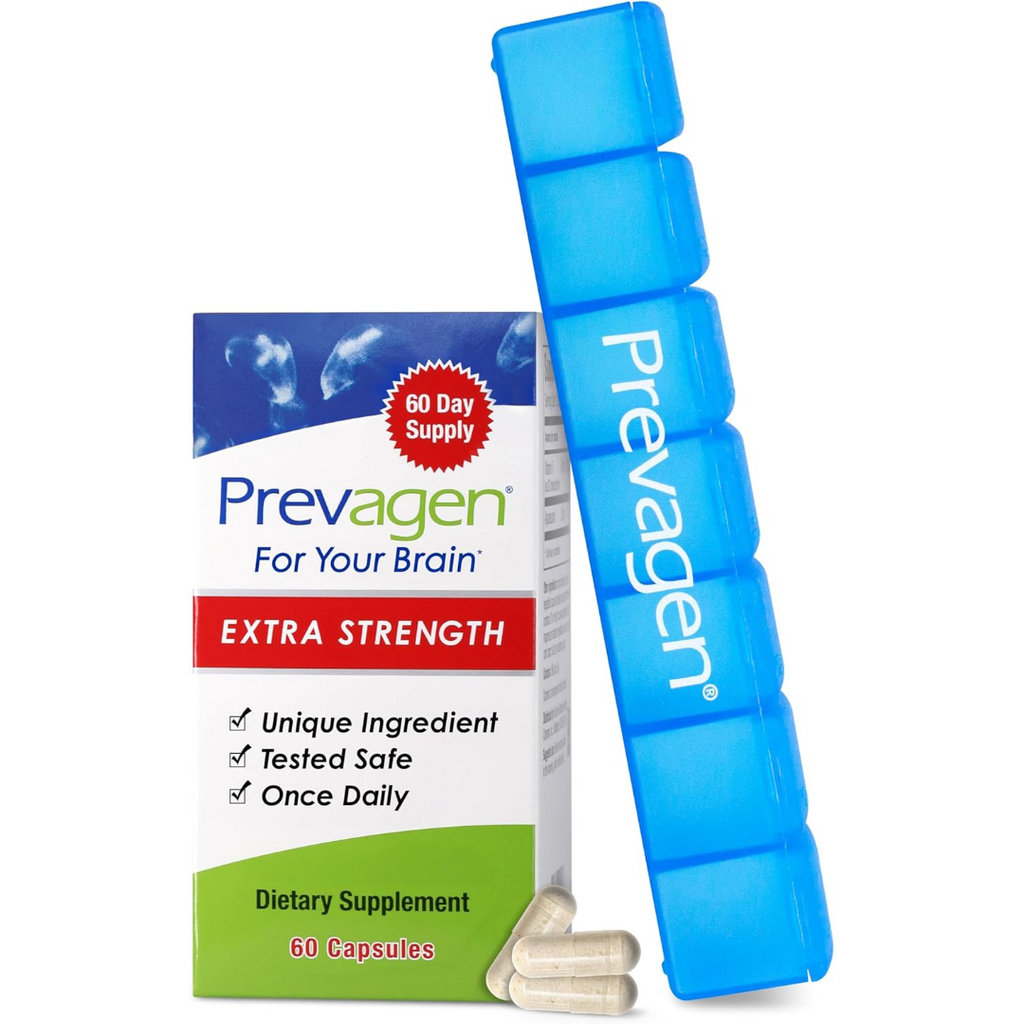 Prevagen Extra Strength Brain Health Supplement 60 Capsules – Apoaequorin 20mg & Vitamin D3 Memory Support
