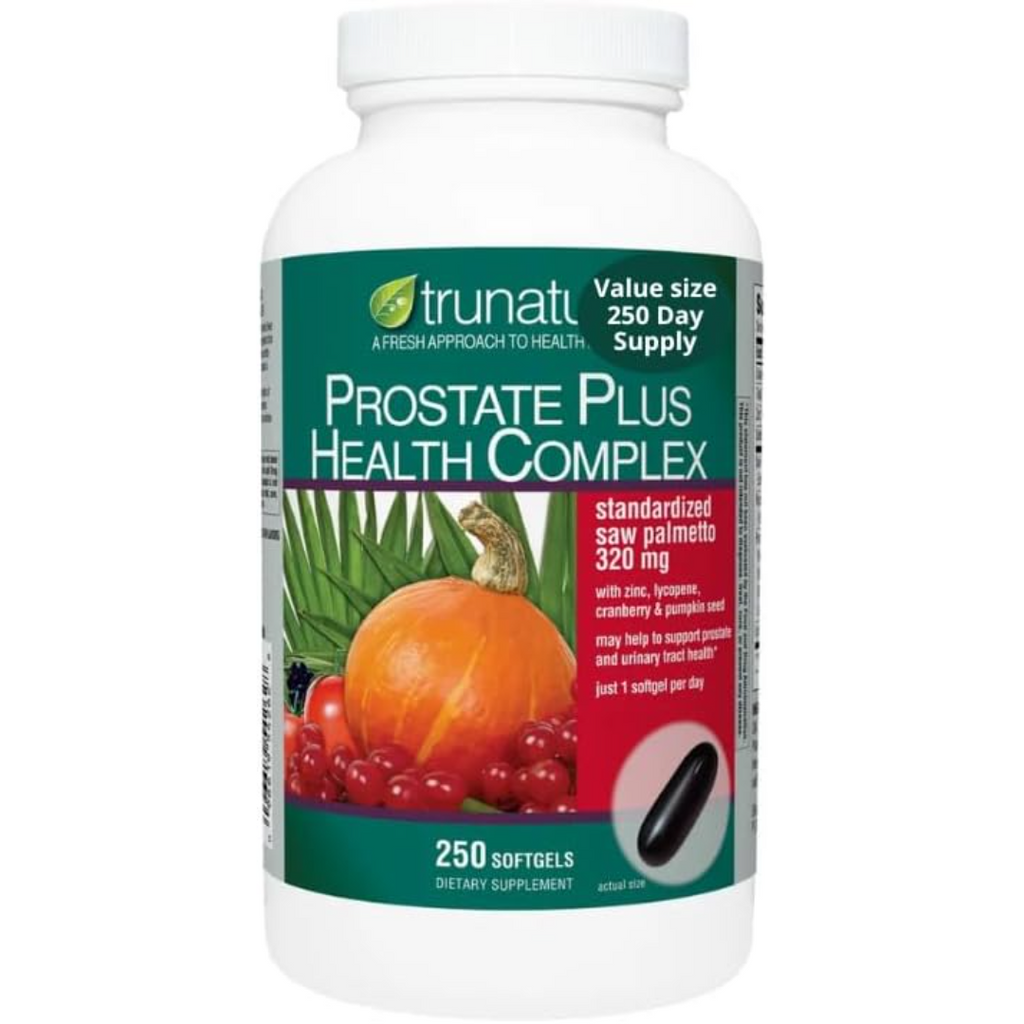 Saw Palmetto Prostate Plus Complex, 250 Softgels, Zinc, Lycopene, Pumpkin Seed, Nature