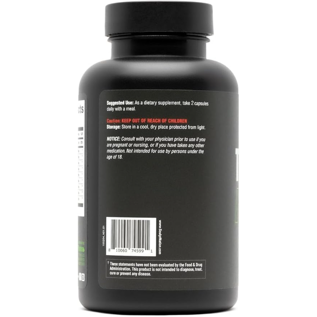 Sculpt Nation Test Boost Max 60 Capsules – Men's Testosterone Support Supplement for Energy, Strength & Stamina