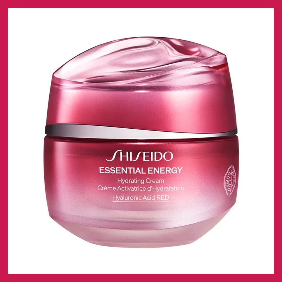 Shiseido Essential Energy Hydrating Cream 50ml | Hyaluronic Acid Face Moisturizer for Dry & Dehydrated Skin