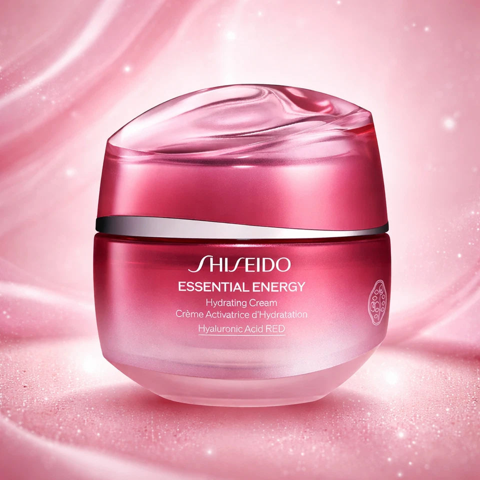 Shiseido Essential Energy Hydrating Cream 50ml | Hyaluronic Acid Face Moisturizer for Dry & Dehydrated Skin