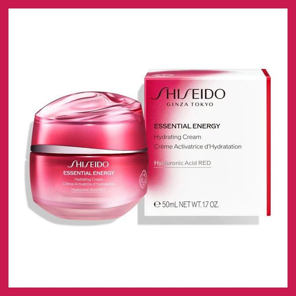 Shiseido Essential Energy Hydrating Cream 50ml | Hyaluronic Acid Face Moisturizer for Dry & Dehydrated Skin