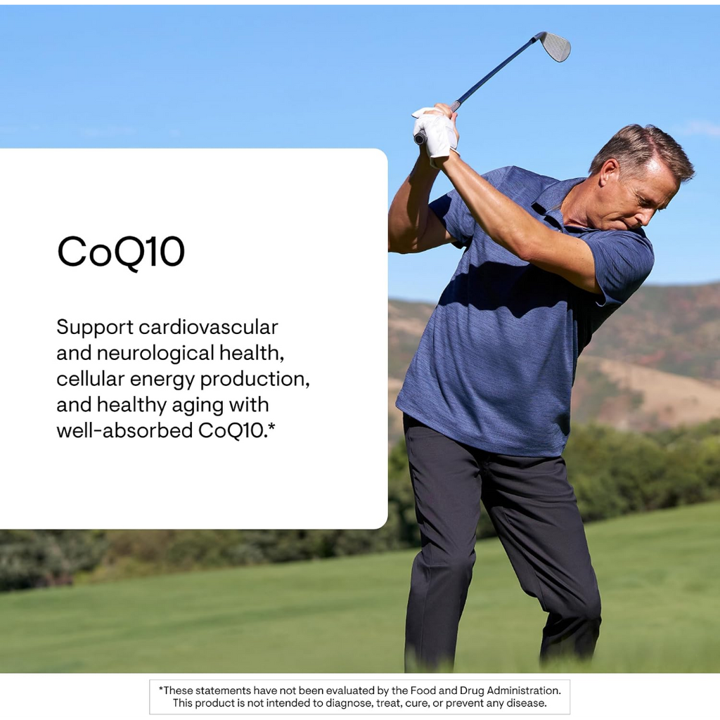 THORNE CoQ10 100mg Ubiquinone Supplement 60 Softgels | Heart Health, Cellular Energy & Healthy Aging Support