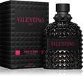 Valentino perfume bottle and packaging on a white background