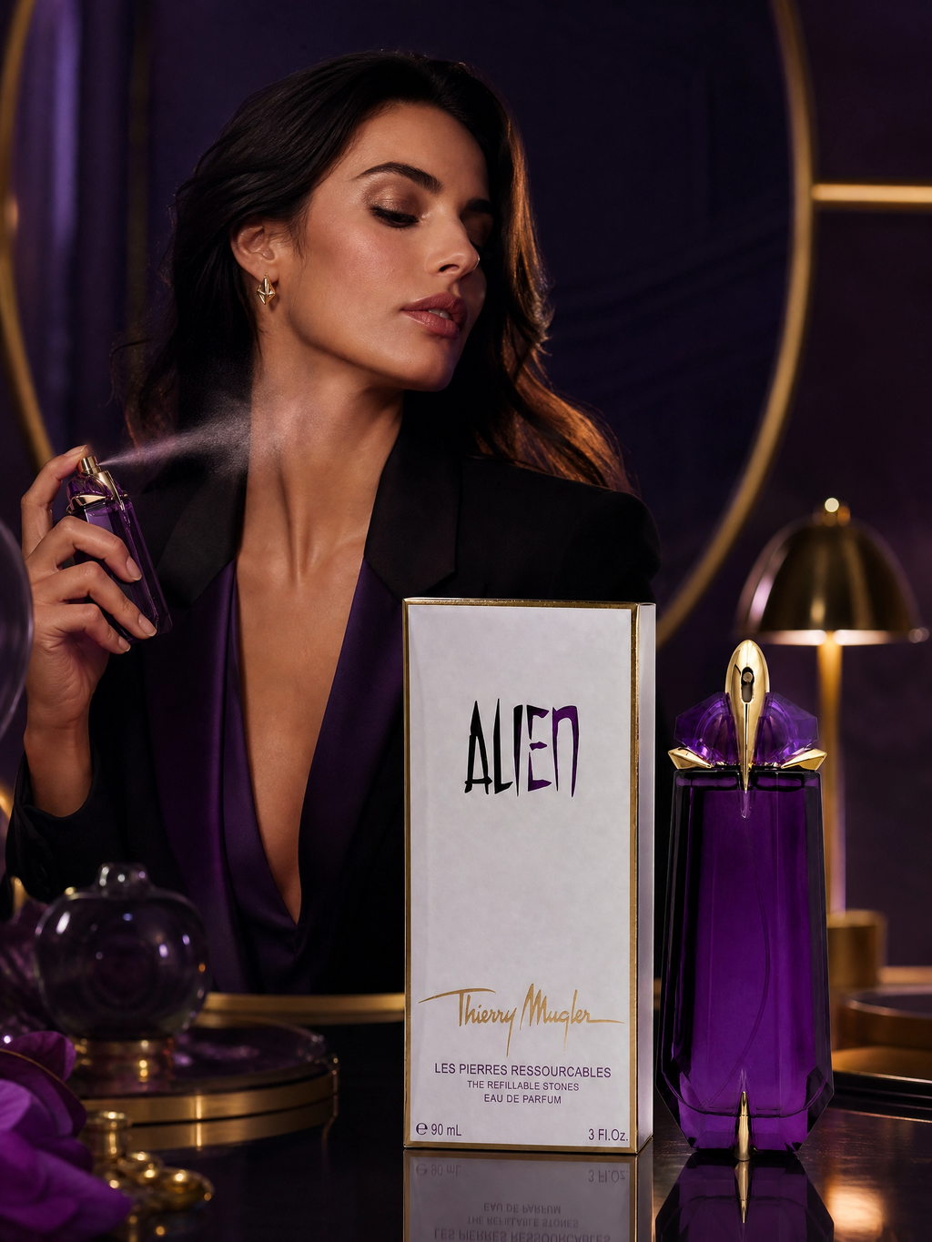 Mugler Alien Eau de Parfum 90ml – Women's Amber Woody Fragrance