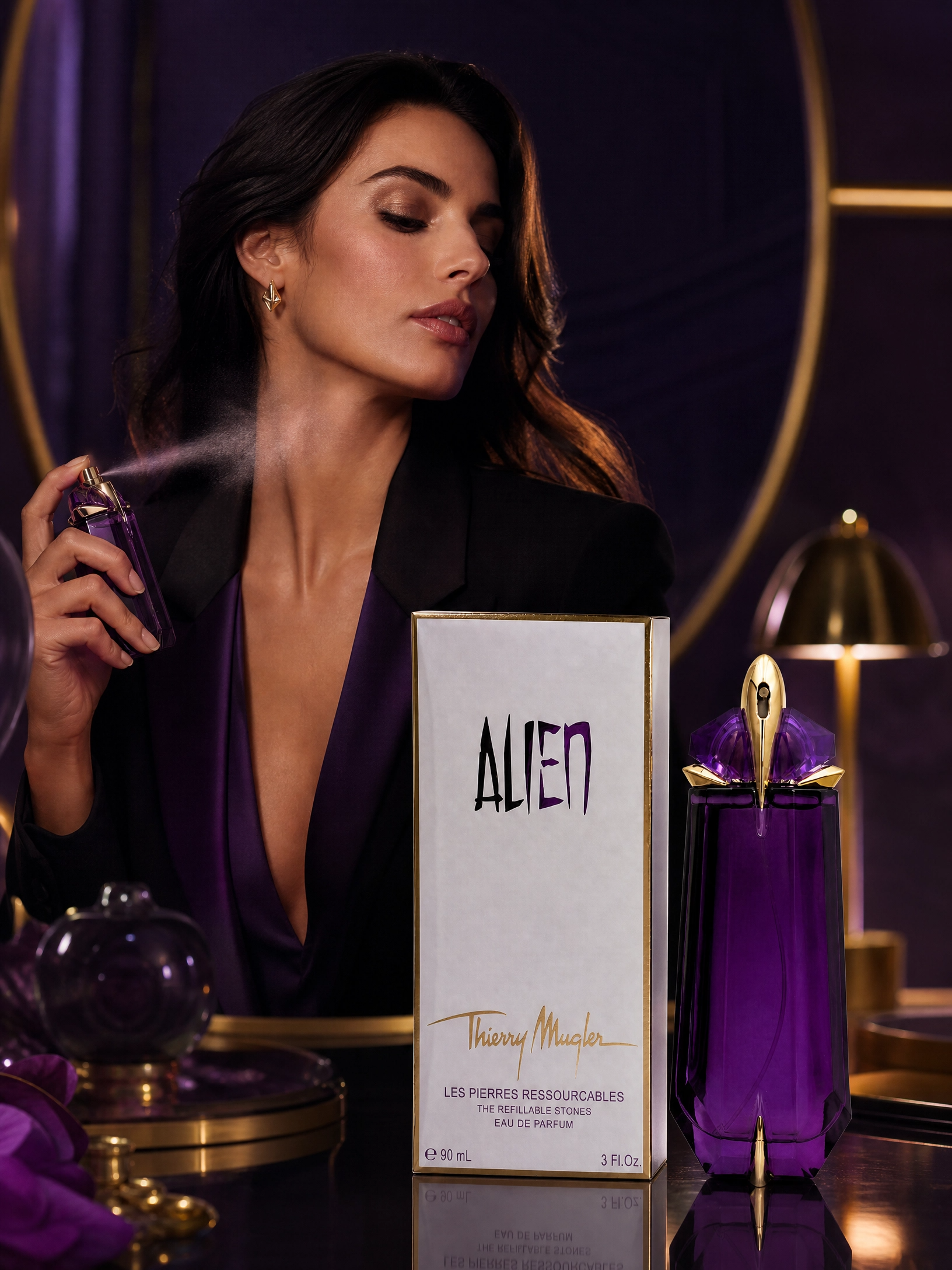 Mugler Alien Eau de Parfum 90ml – Women's Amber Woody Fragrance
